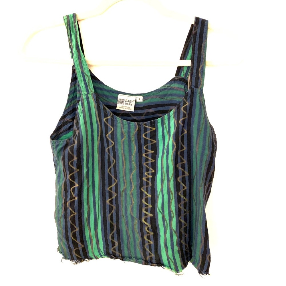 Hary Dary Bohemian/Festival Crop Tank Top